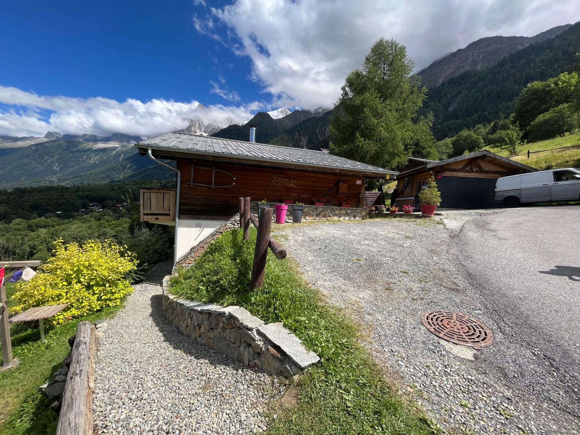Amazing View Appartement Du Chalet Les Houches Dış mekan fotoğraf