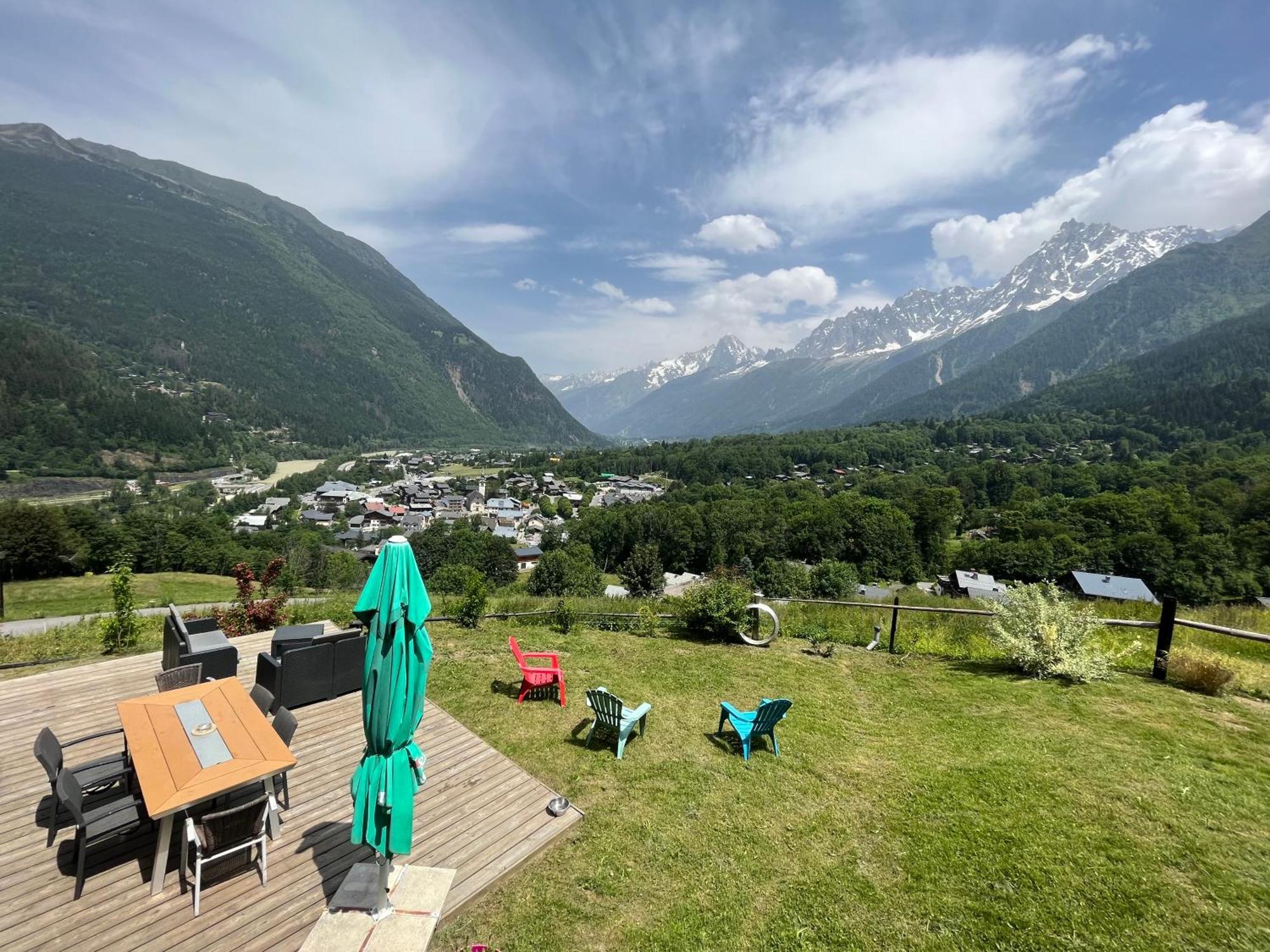 Amazing View Appartement Du Chalet Les Houches Dış mekan fotoğraf