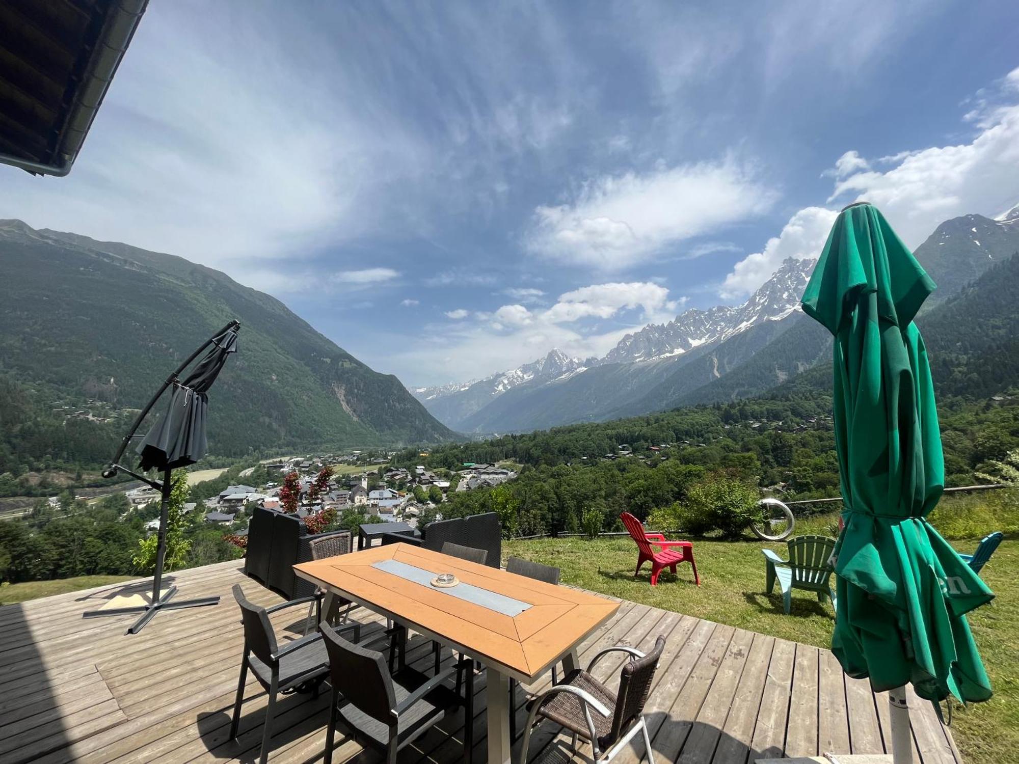 Amazing View Appartement Du Chalet Les Houches Dış mekan fotoğraf