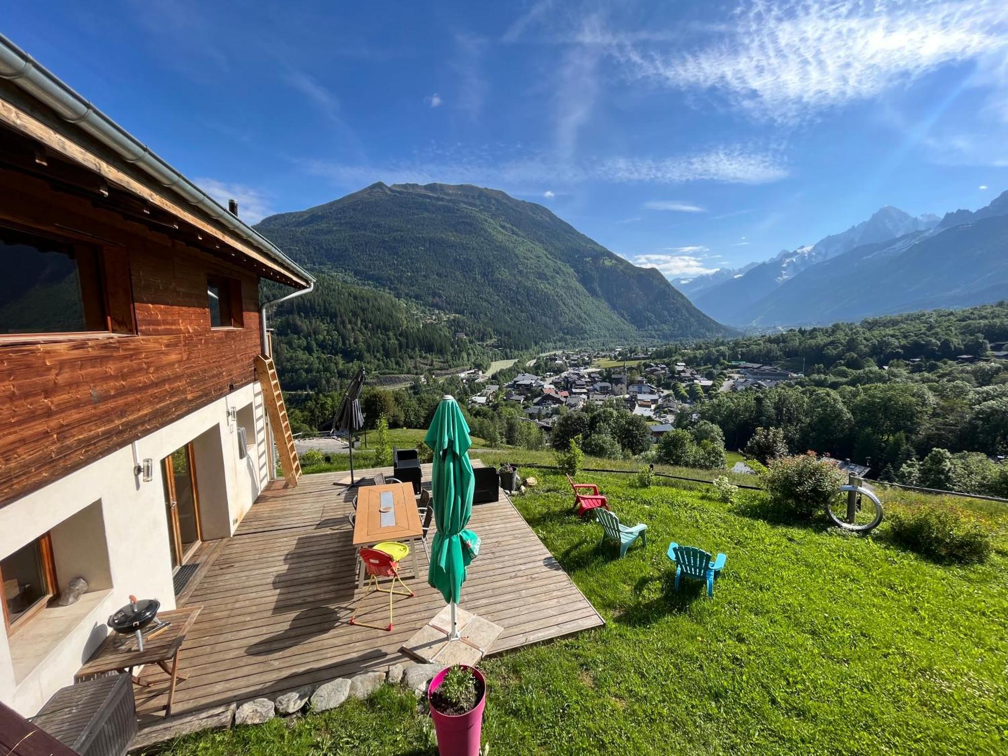 Amazing View Appartement Du Chalet Les Houches Dış mekan fotoğraf