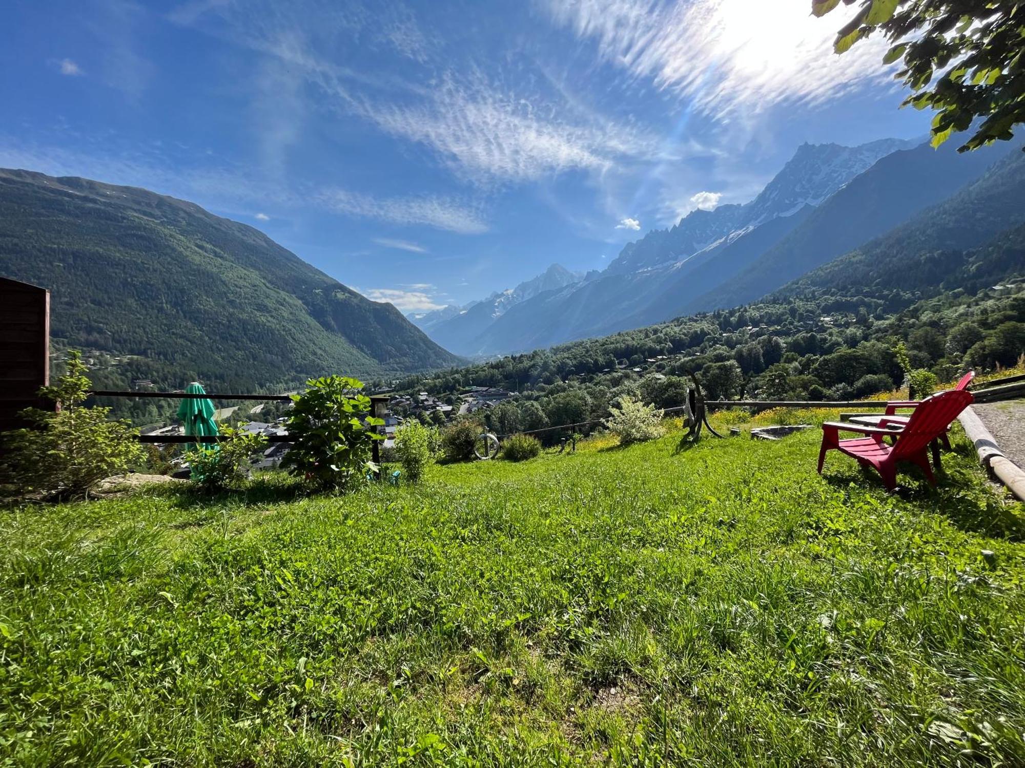 Amazing View Appartement Du Chalet Les Houches Dış mekan fotoğraf